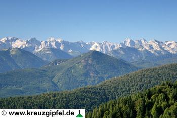 Staffel mit Karwendelgebirge