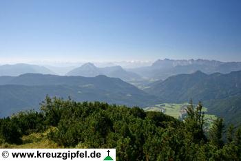 Unterberghorn, Kaisergebirge und Alpenhauptkamm