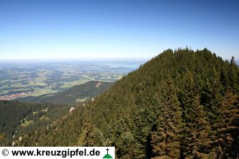 Riesenberg-Nord-Ost-Gipfel und Chiemsee