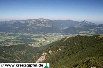 Kössen, Geigelstein, Kampenwand und Hochplatte